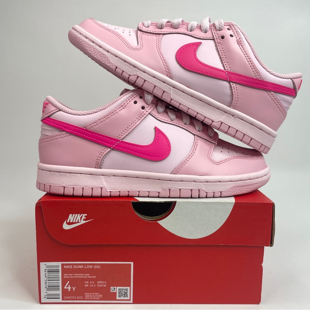 Nike Dunk Low GS “Triple Pink/Pink Panther” 2023 - Picture 1 of 4